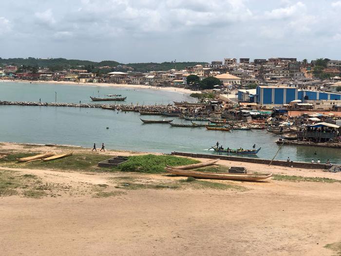 Ghana town landscape